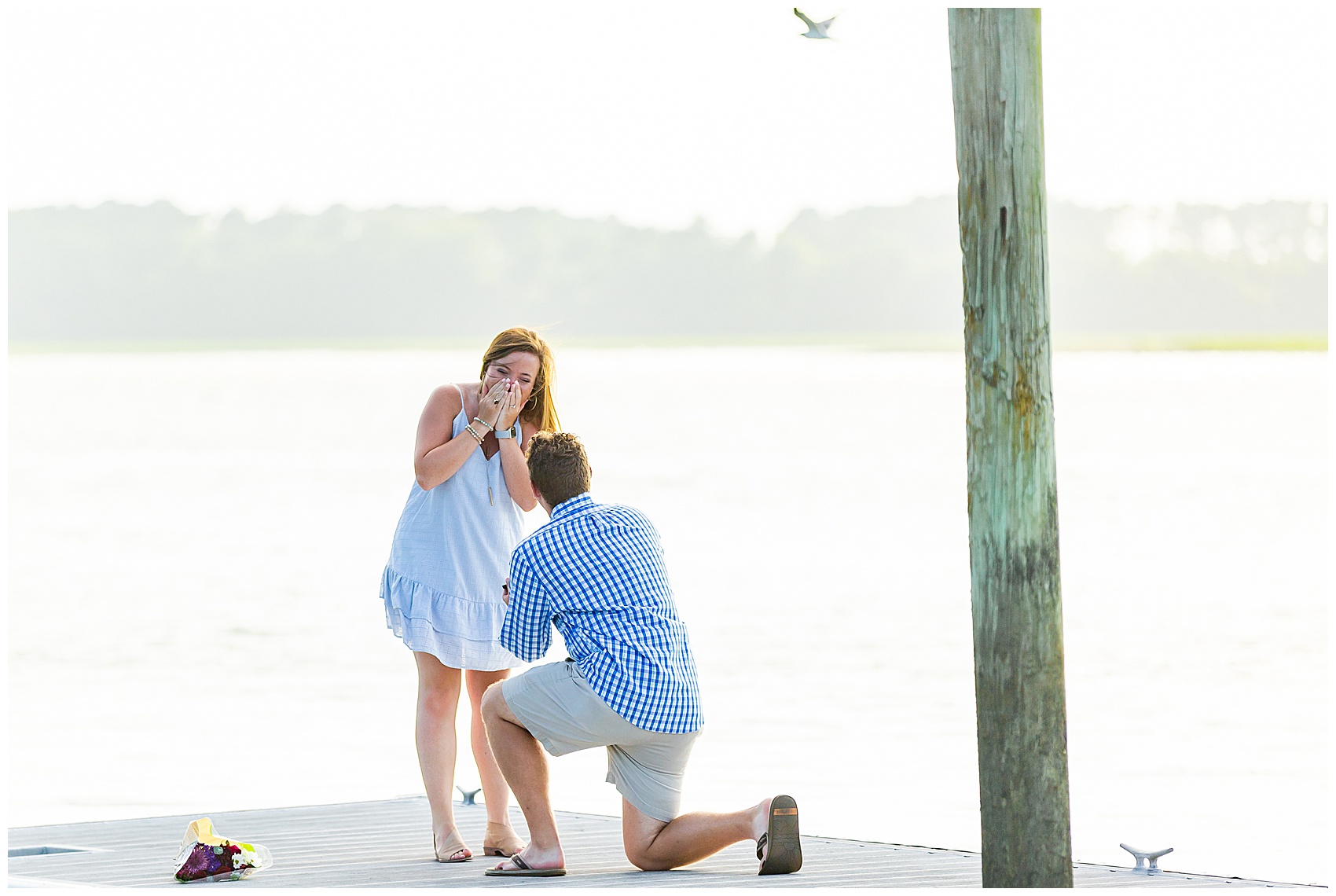 Proposal in Hilton Head, SC on a dock | How to Plan the Perfect Proposal