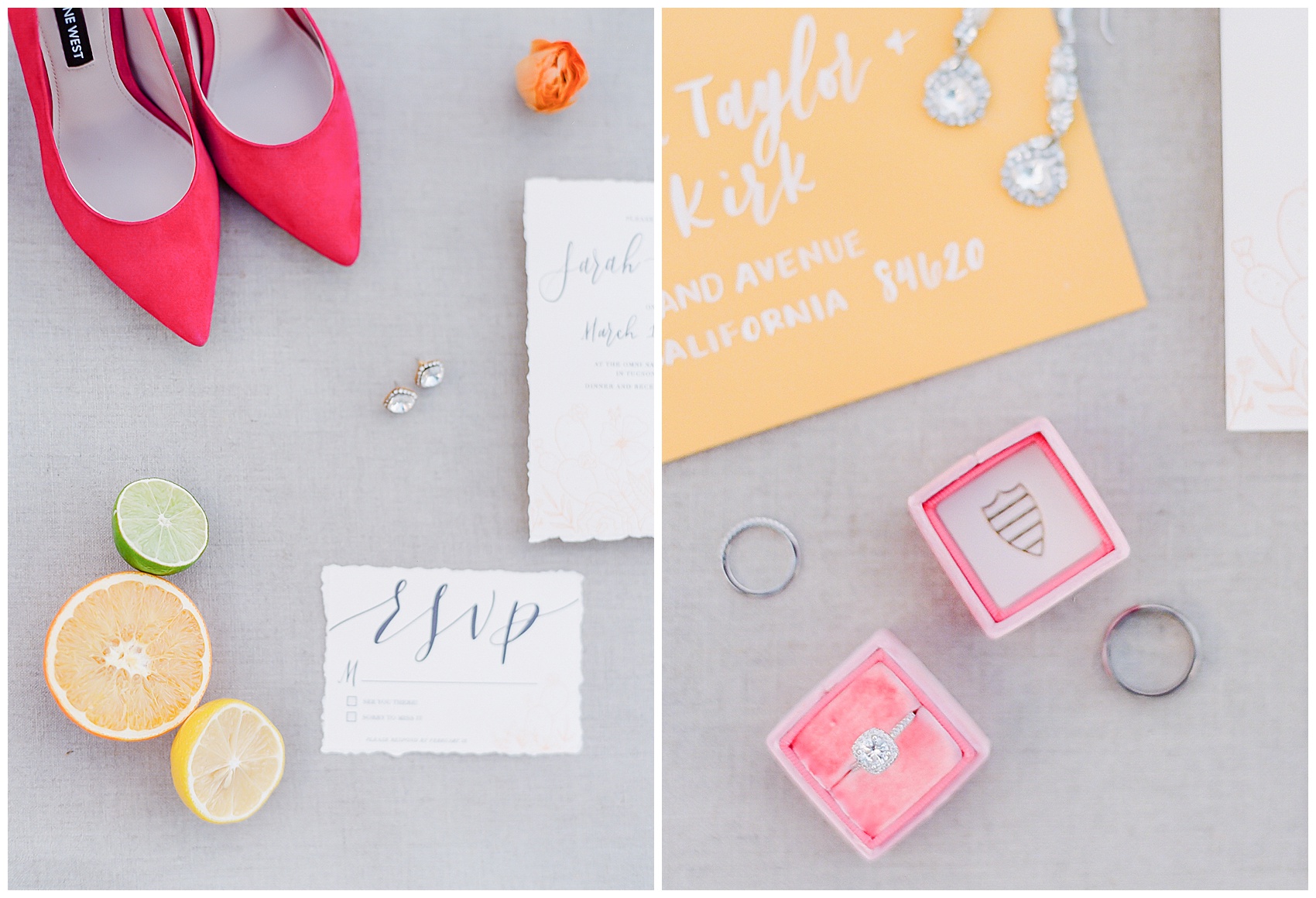Bright and colorful wedding Inspiration details 