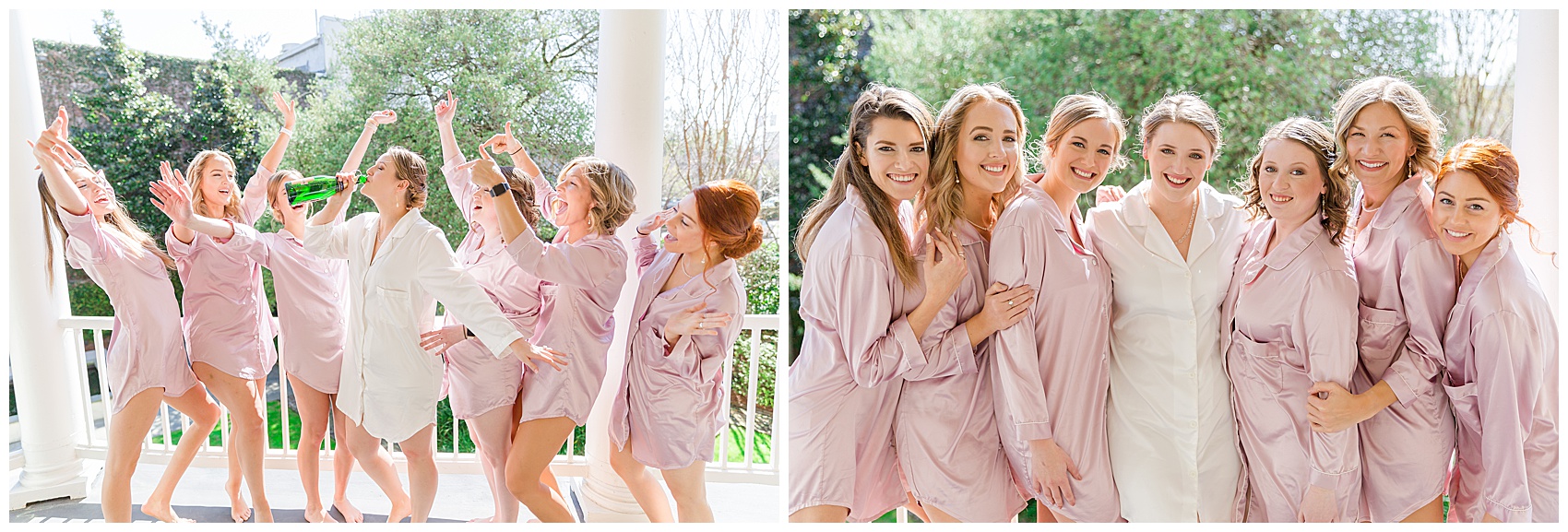 Spring Charleston Wedding at The William Aiken House bridal party