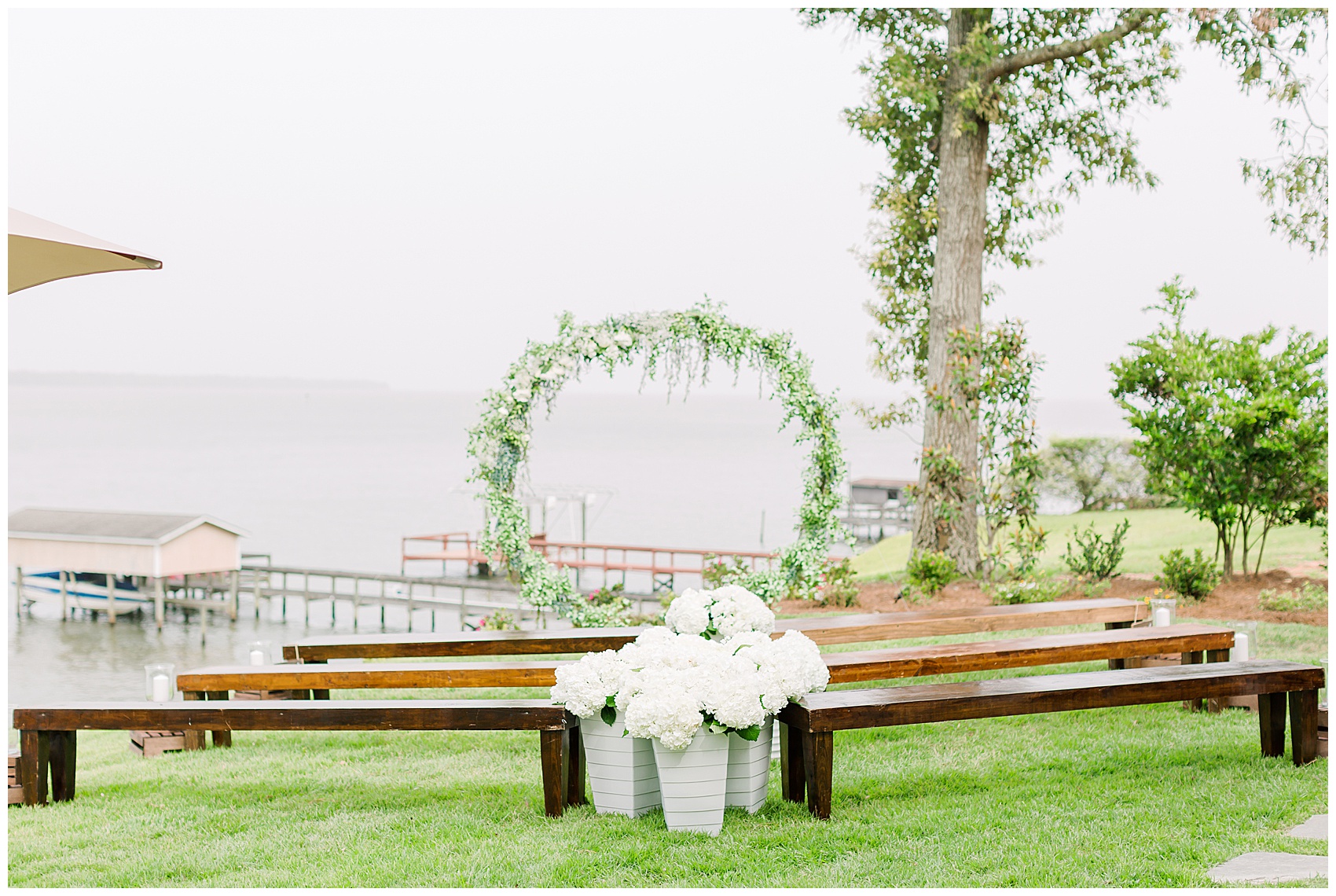 Intimate Backyard Wedding in Charleston 